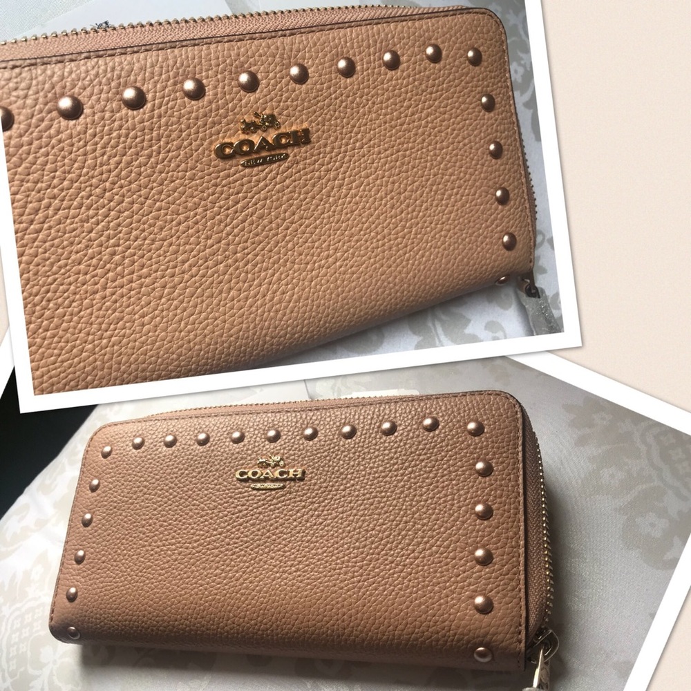 ✨COACH✨LAST 1! Authentic Accordion Zip Wallet NEW! - Picture 2 of 8